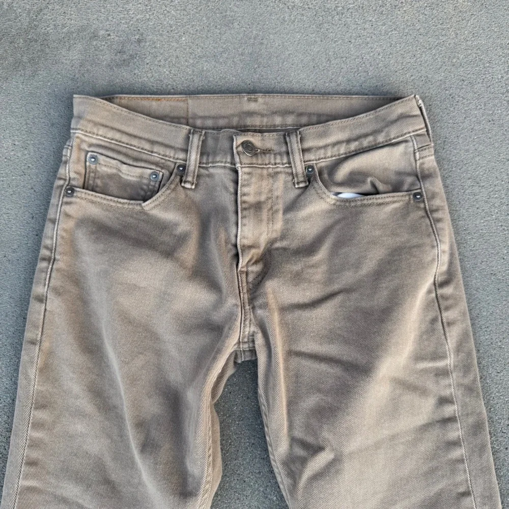 Levi's 511 Slim Fit Tan Khaki Denim Pants Men 29x32